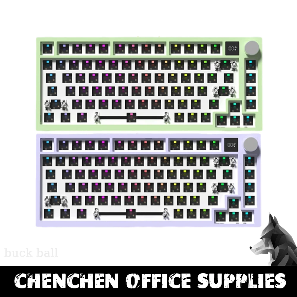 WEIKAV K75 Mechanical Keyboard Kit Hot Swap 3 Mode Gasket Structure Office Keyboard Accessories RGB 81Keys Custom Gamer Keyboard
WEIKAV K75 Mechanical Keyboard Kit Hot Swap 3 Mode Gasket Structure Office Keyboard Accessories RGB 81Keys Custom Gamer Keyboard