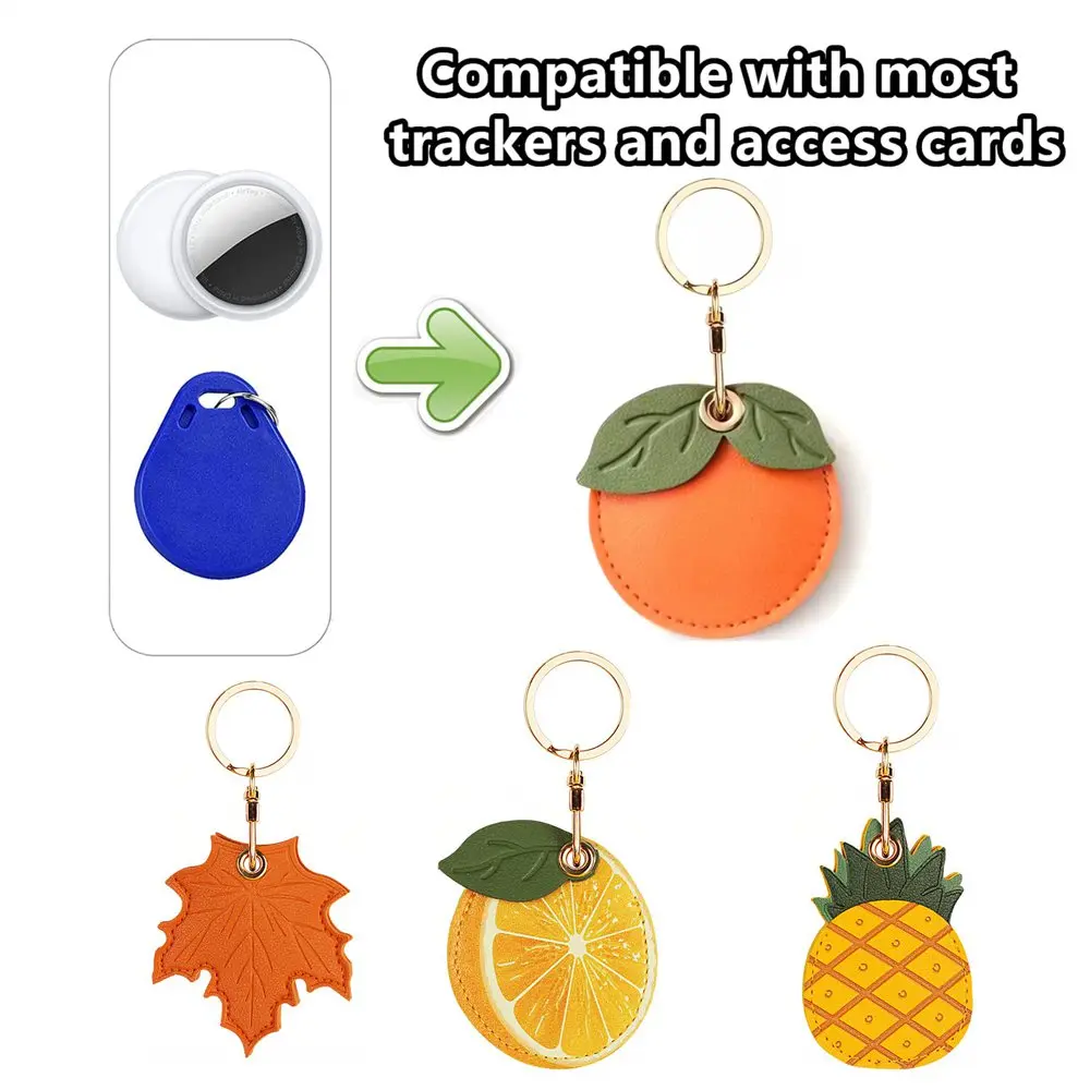 Keychain Protective Case for AirTag Holder PU Leather Cover Orange Maple Leaf Pattern for Luggage,Wallet,Pet Chain Anti loss
Keychain Protective Case for AirTag Holder PU Leather Cover Orange Maple Leaf Pattern for Luggage,Wallet,Pet Chain Anti loss
