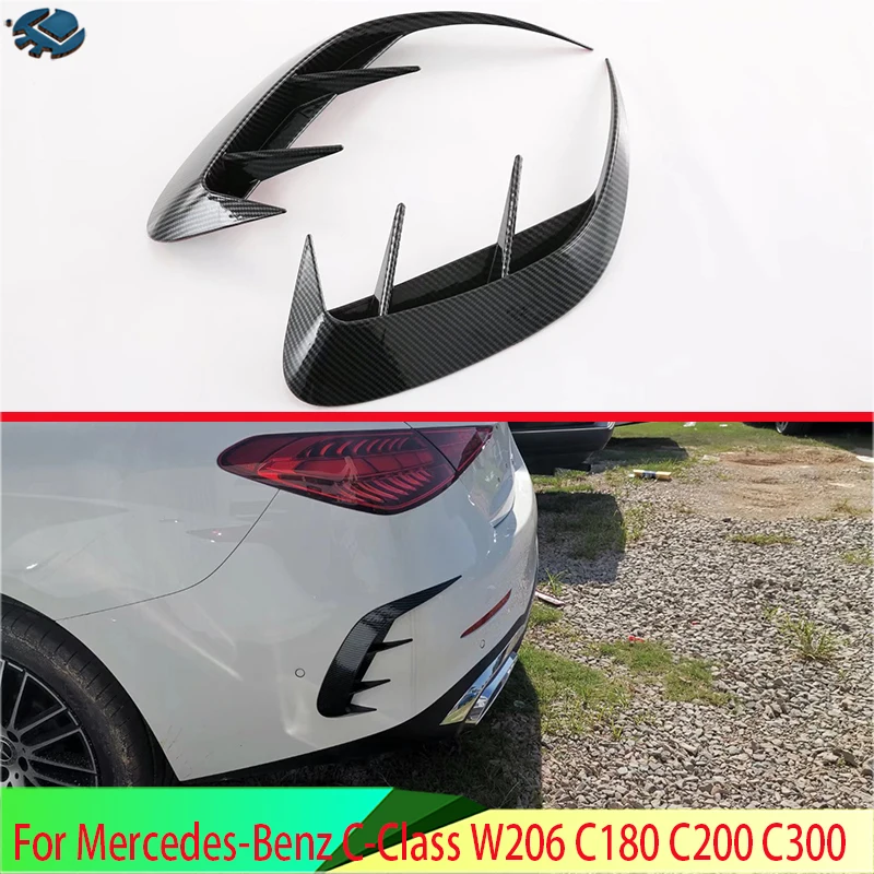 For Mercedes-Benz C-Class W206 C180 C200 C300 2022 2023 Car Accessories Carbon Fiber Style Rear Fog Light Trim Bezel
For Mercedes-Benz C-Class W206 C180 C200 C300 2022 2023 Car Accessories Carbon Fiber Style Rear Fog Light Trim Bezel