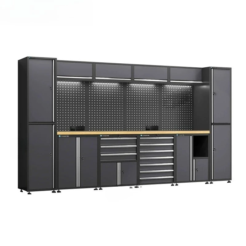 Solid wood countertop maintenance workbench for workshop
Solid wood countertop maintenance workbench for workshop
