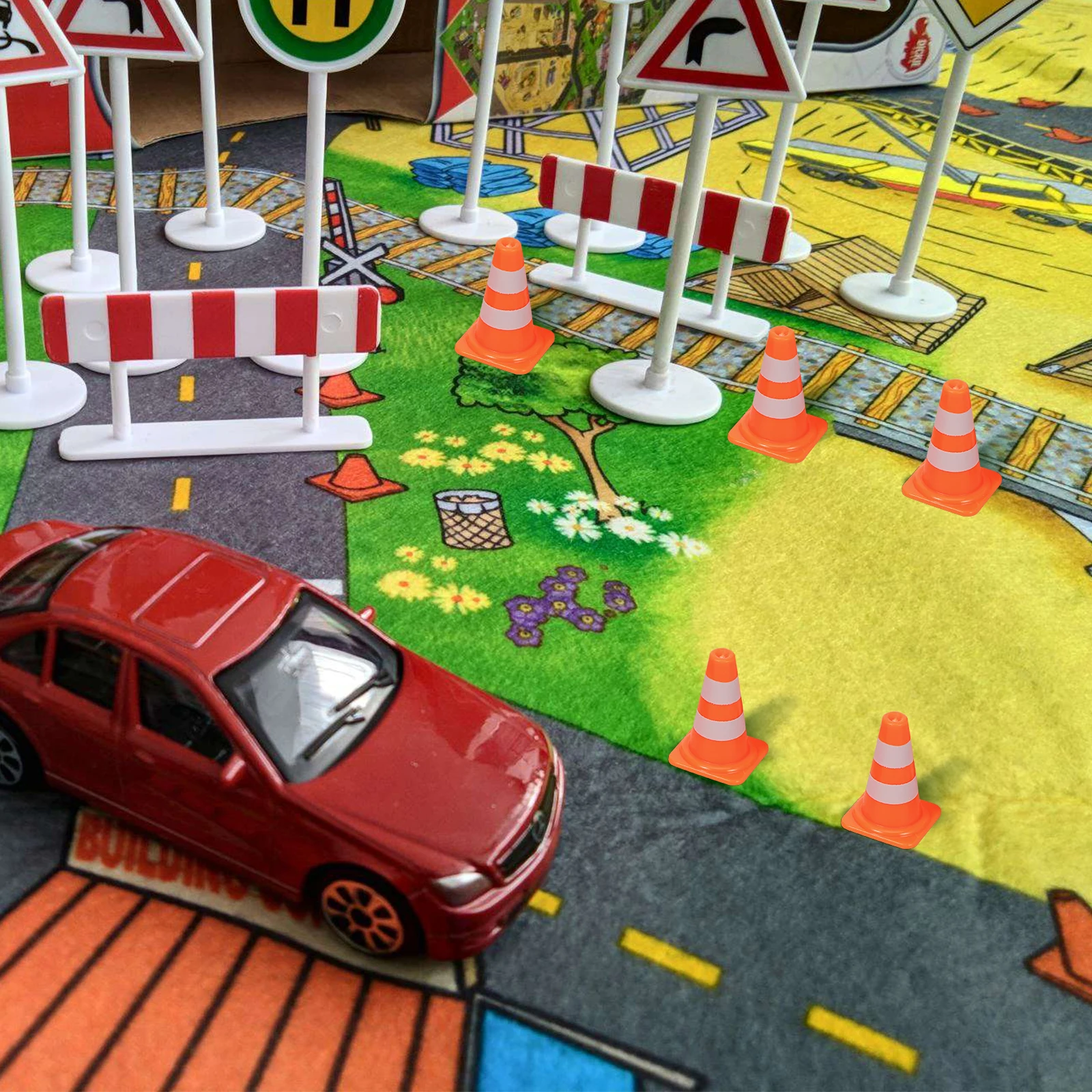 7pcs Kids Delicate Road Cones Kindergarten Teaching Traffic Sign Toys Children's Toy Car Parking Lots Miniature Traffic Cones
7pcs Kids Delicate Road Cones Kindergarten Teaching Traffic Sign Toys Children's Toy Car Parking Lots Miniature Traffic Cones
