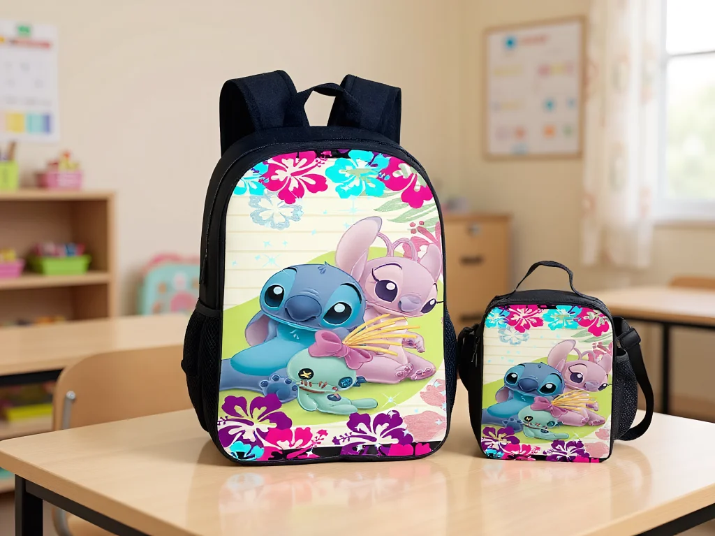 HOT Little Boys Girls Stitch Novelty Backpack with Cute Insulated Lunch Bag 2Pcs Set-Large Capacity Knapsack for Kid
HOT Little Boys Girls Stitch Novelty Backpack with Cute Insulated Lunch Bag 2Pcs Set-Large Capacity Knapsack for Kid