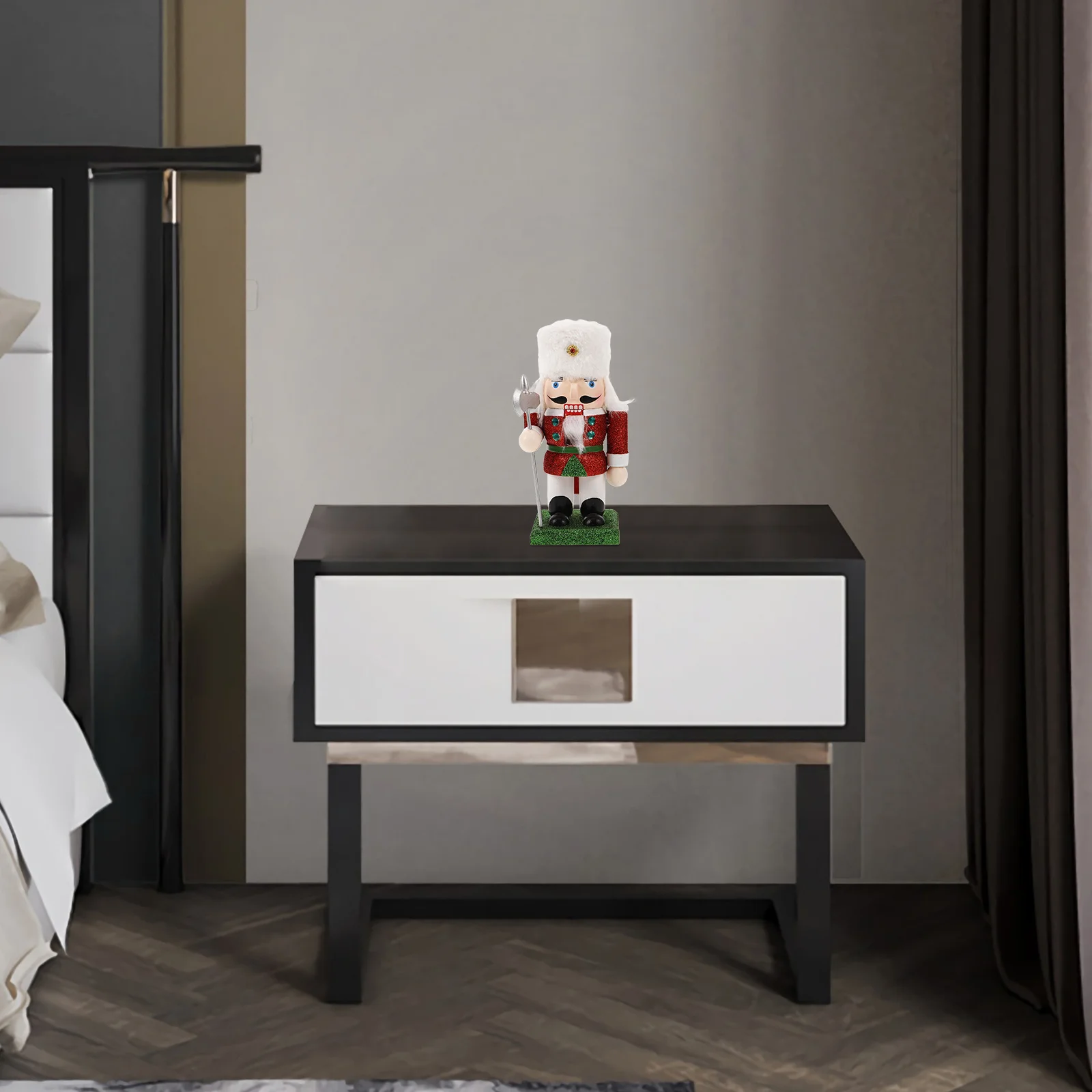 Wooden Nutcracker Soldier Traditional Christmas Decor Glitter Accent Holiday Decoration Christmas Table Nutcracker
Wooden Nutcracker Soldier Traditional Christmas Decor Glitter Accent Holiday Decoration Christmas Table Nutcracker