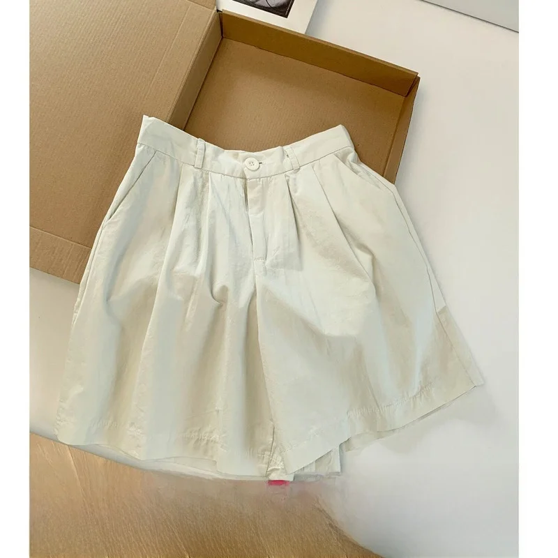 High Waist Straight Leg Cotton Sport Shorts Women's Summer Casual Wide Leg Pants Korean Style Washed Cotton Workwear Five-Qua...
High Waist Straight Leg Cotton Sport Shorts Women's Summer Casual Wide Leg Pants Korean Style Washed Cotton Workwear Five-Qua...