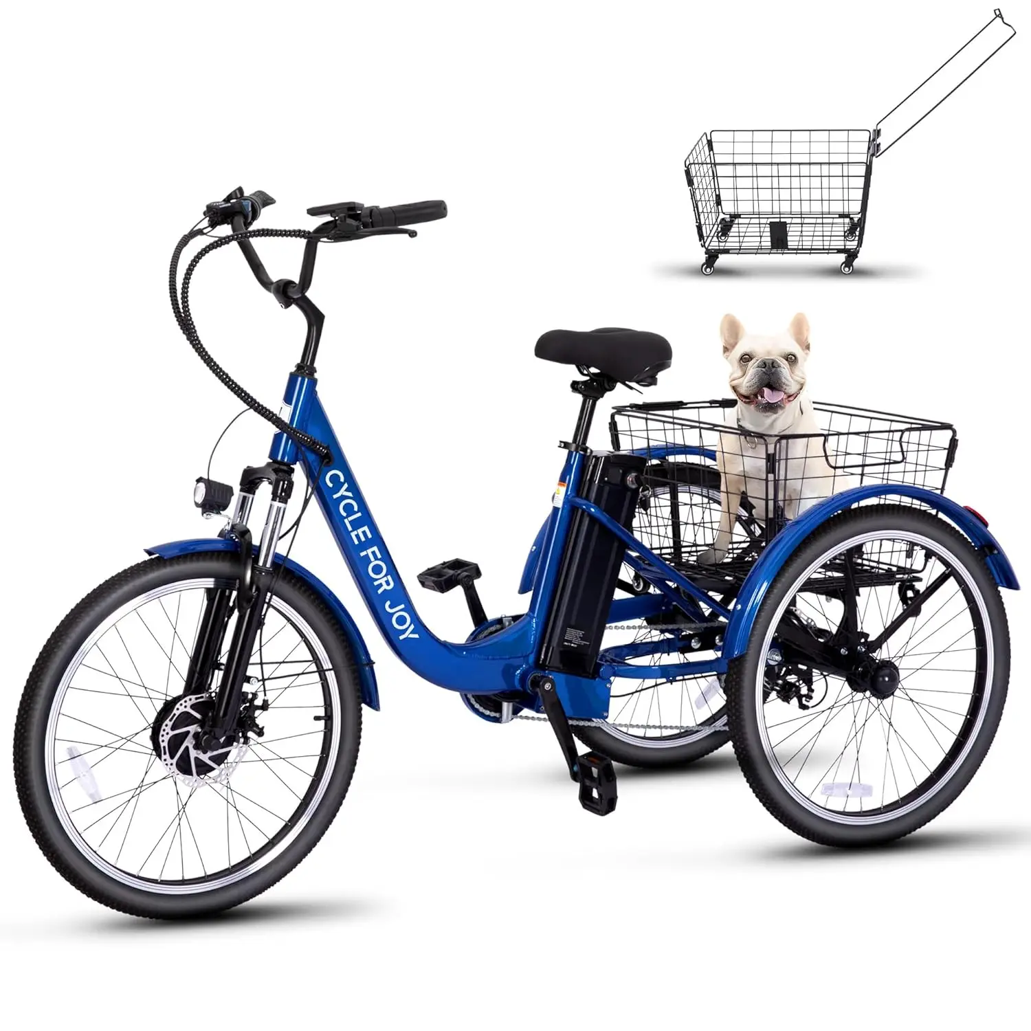 24-дюймовый электрический трайк, электрический трицикл для взрослых, 350 Вт (пиковая мощность 500 Вт), 7 скоростей, 3-колесный электровелосипед с аккумулятором 48В 13Ач, на заказ
24-дюймовый электрический трайк, электрический трицикл для взрослых, 350 Вт (пиковая мощность 500 Вт), 7 скоростей, 3-колесный электровелосипед с аккумулятором 48В 13Ач, на заказ