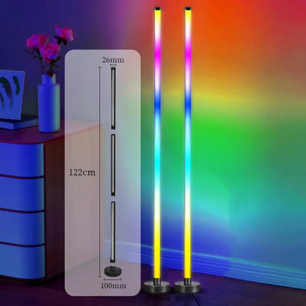 Intelligent Control Led Light High Brightness Rgb Corner Floor Lamp with Remote Control for Eye Protection Adjustable Music Sync
Intelligent Control Led Light High Brightness Rgb Corner Floor Lamp with Remote Control for Eye Protection Adjustable Music Sync