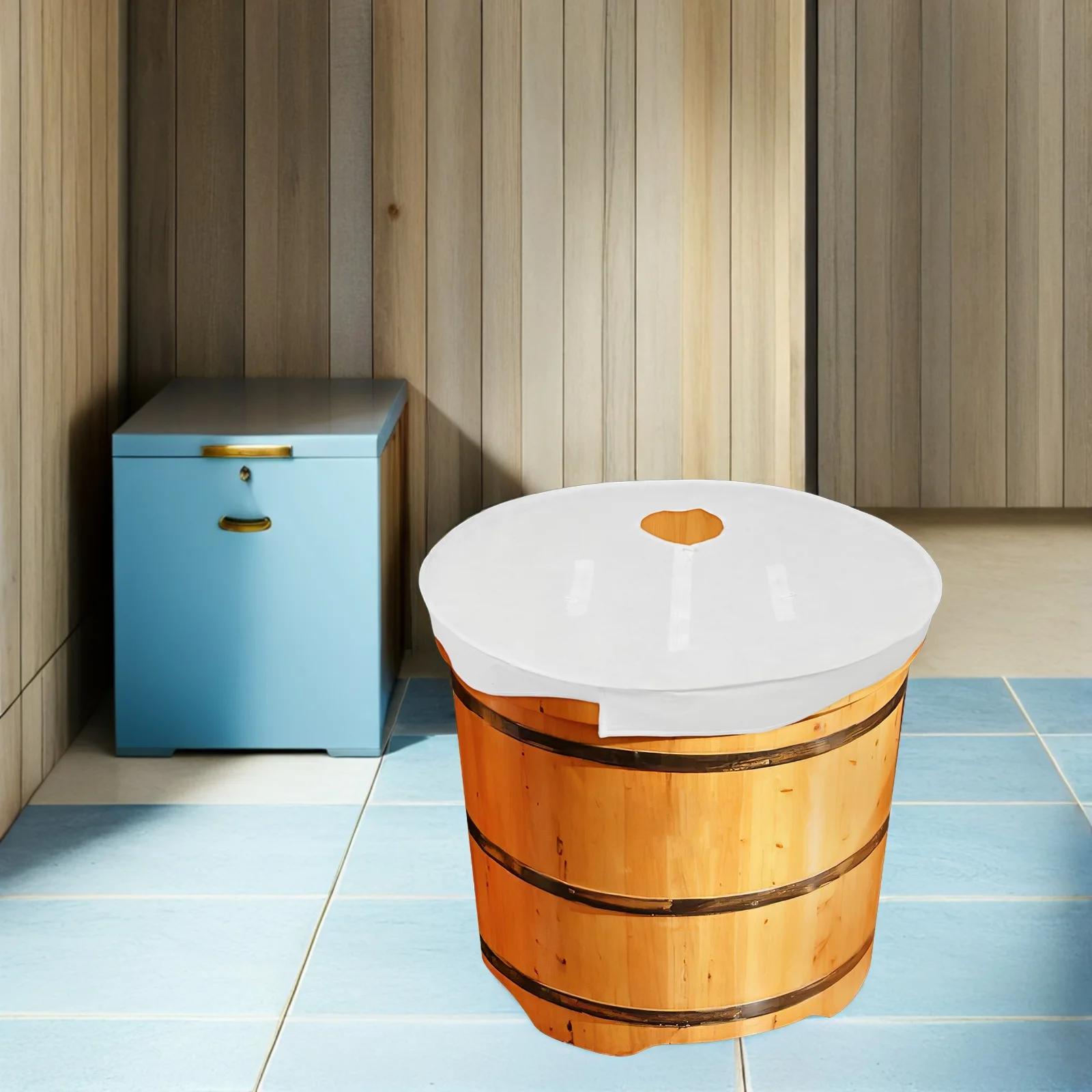 27.5 Inch Round Bath Tub Cover Non-Woven Fabric Insulated Foldable Spa Lid Dust Protector For Hot Tub Bathtub Replacement
27.5 Inch Round Bath Tub Cover Non-Woven Fabric Insulated Foldable Spa Lid Dust Protector For Hot Tub Bathtub Replacement