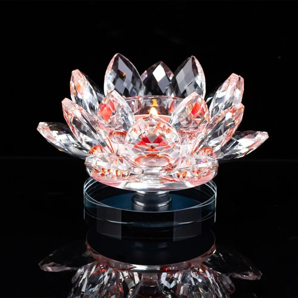 Hoom Decor Crystal Lotus Candle Holder Clear Glass Lotus Flower Candlestick Sparkling Ornament Lotus Figurines Candle Stand
Hoom Decor Crystal Lotus Candle Holder Clear Glass Lotus Flower Candlestick Sparkling Ornament Lotus Figurines Candle Stand