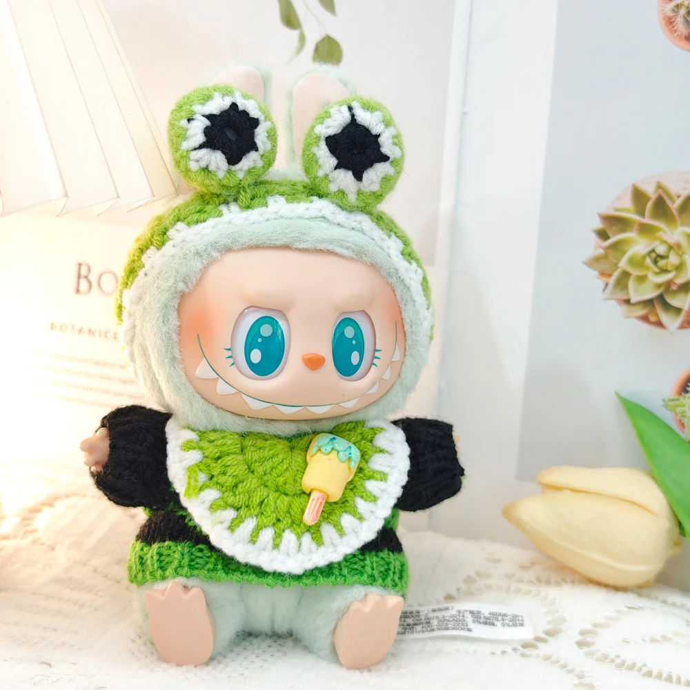 Mini plush doll knitted clothing doll clothes DIY accessories gift For 17cm Labubu doll clothing accessories
Mini plush doll knitted clothing doll clothes DIY accessories gift For 17cm Labubu doll clothing accessories