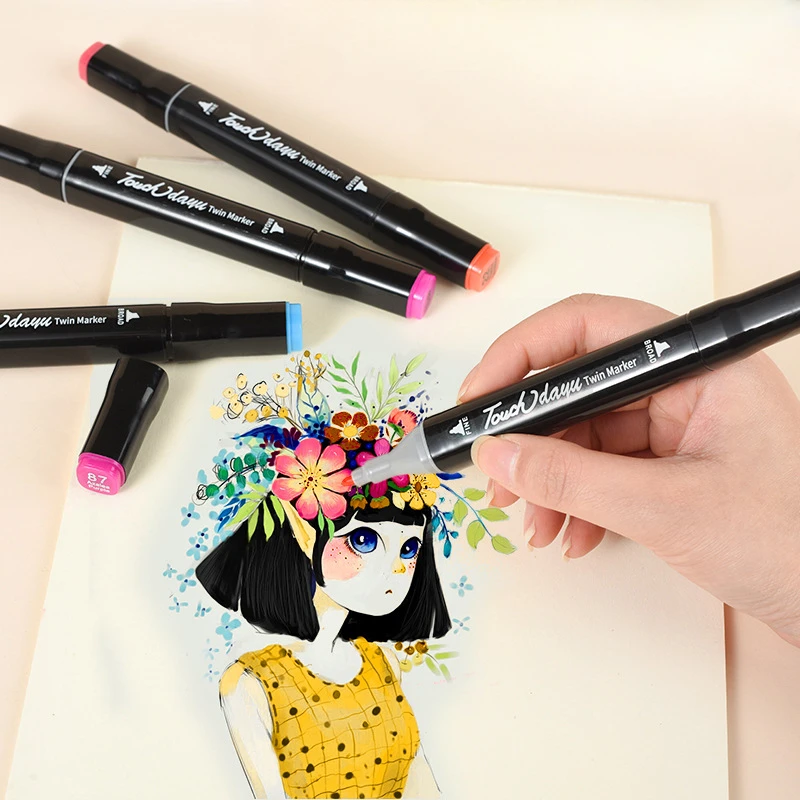 Mark Pen Set Student Color Pen Oil 24/30/36 Color Double Head Children's Anime Painting Quick Dry Color Pen Graffiti Markers
Mark Pen Set Student Color Pen Oil 24/30/36 Color Double Head Children's Anime Painting Quick Dry Color Pen Graffiti Markers
