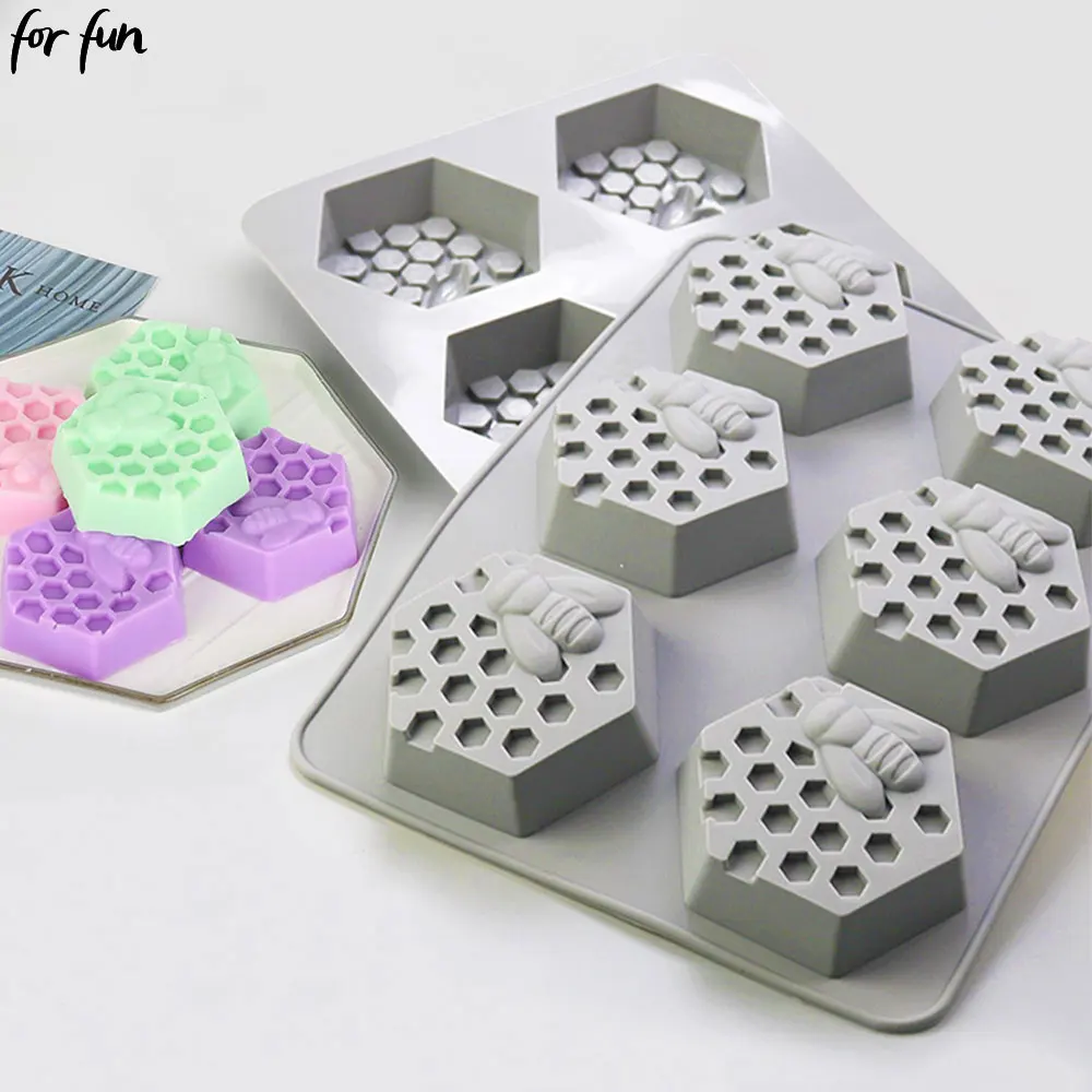 3D Bee Honeycomb Handmade Soap Silicone Mold Insect Craft Resin Molds Plaster Candle Making DIY Cake Decoration Baking Tools
3D Bee Honeycomb Handmade Soap Silicone Mold Insect Craft Resin Molds Plaster Candle Making DIY Cake Decoration Baking Tools