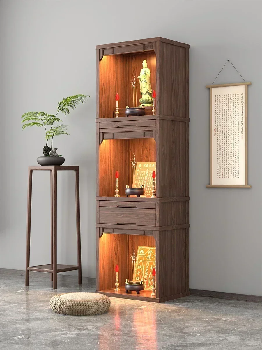 Hot SalesElm New Chinese Solid Wood Walnut Three-layer Casket Stand Cabinet Guanyin God Of Wealth
Hot SalesElm New Chinese Solid Wood Walnut Three-layer Casket Stand Cabinet Guanyin God Of Wealth