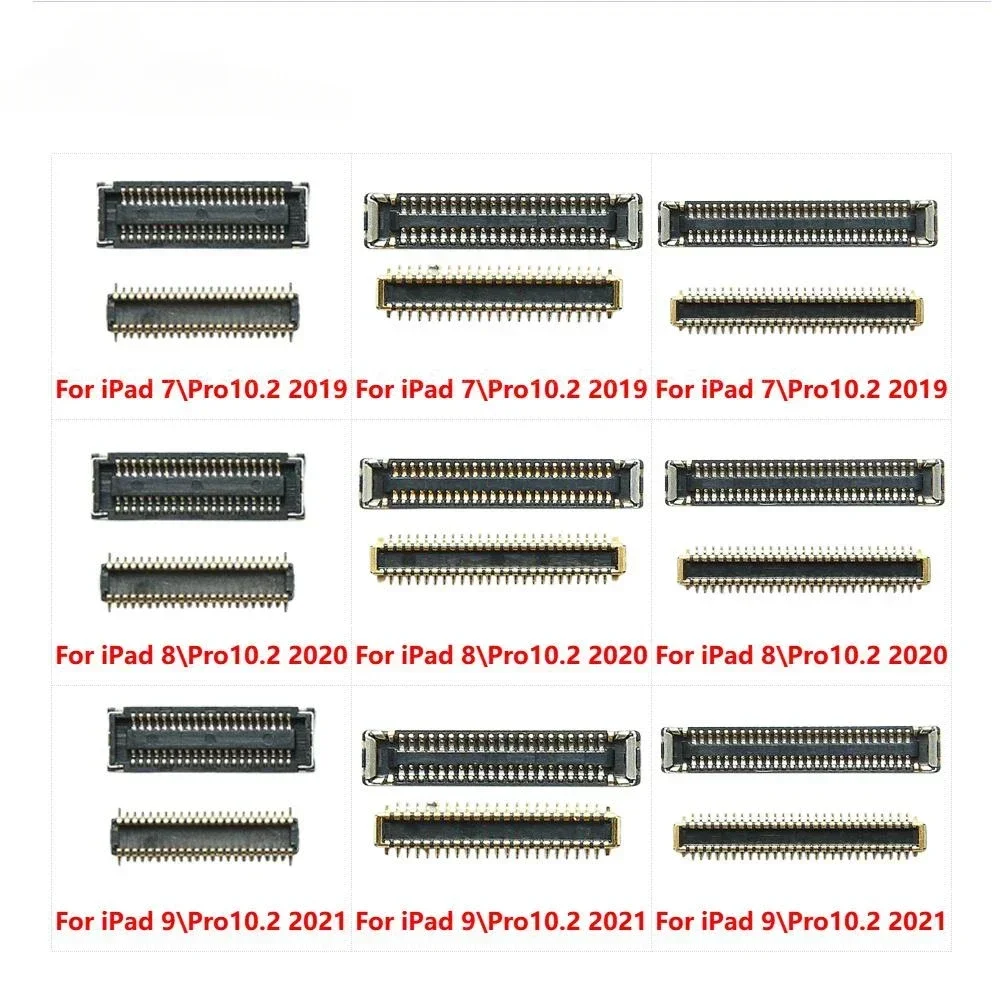 FPC Connector for IPad 7 8 9 Pro 10.2 2019 2020 2021 Lcd Digitizer Touch Screen Connector Clip on Motherboard Main Board Flex
FPC Connector for IPad 7 8 9 Pro 10.2 2019 2020 2021 Lcd Digitizer Touch Screen Connector Clip on Motherboard Main Board Flex