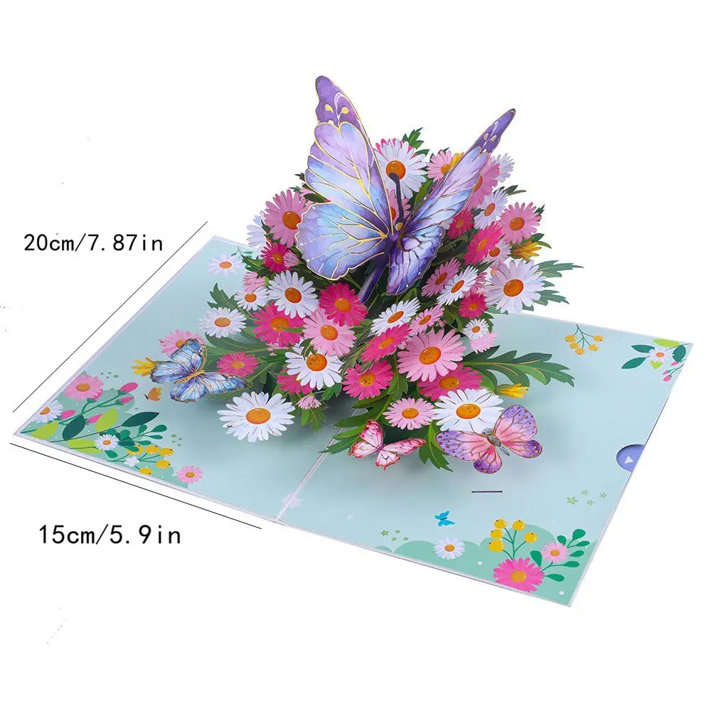 New 3D Pop-Up Cards Flowers Birthday Card Anniversary Gifts Postcard Maple Cherry Tree Wedding Invitations Congratulation Gift
New 3D Pop-Up Cards Flowers Birthday Card Anniversary Gifts Postcard Maple Cherry Tree Wedding Invitations Congratulation Gift