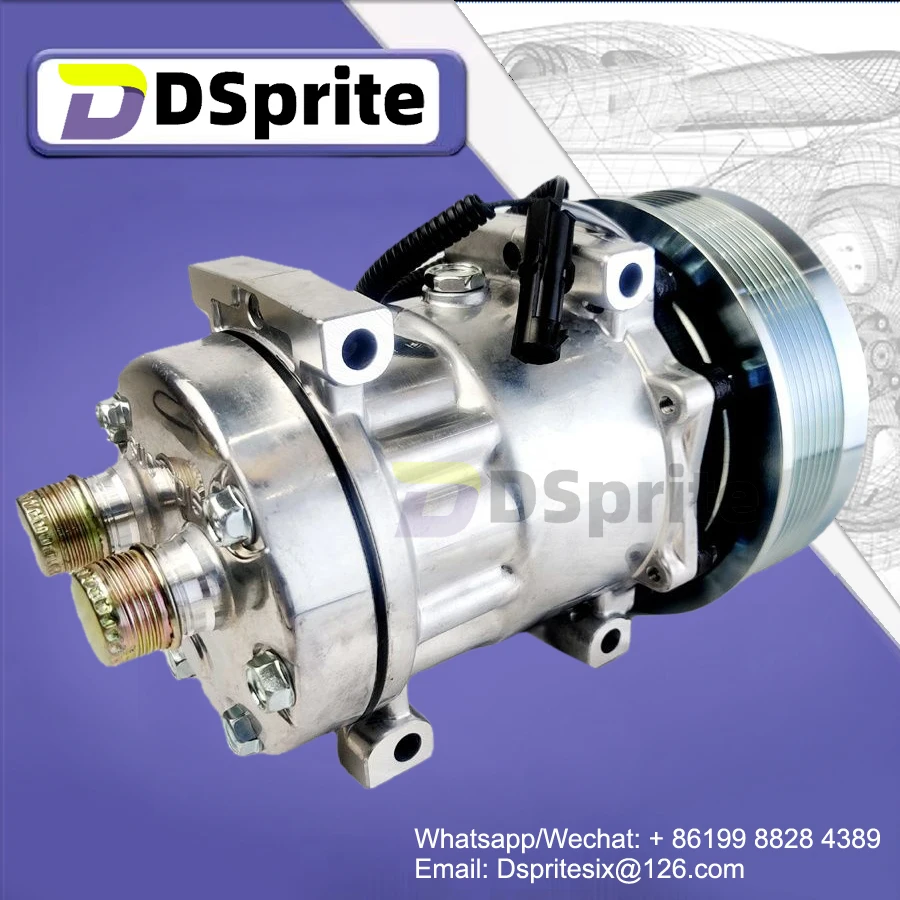 Sanden SD7H15 4768 4499 8010 58792 Автомобильный компрессор кондиционера переменного тока для трактора New Holland 86992688 317008A2 317008A3 86993463
Sanden SD7H15 4768 4499 8010 58792 Автомобильный компрессор кондиционера переменного тока для трактора New Holland 86992688 317008A2 317008A3 86993463