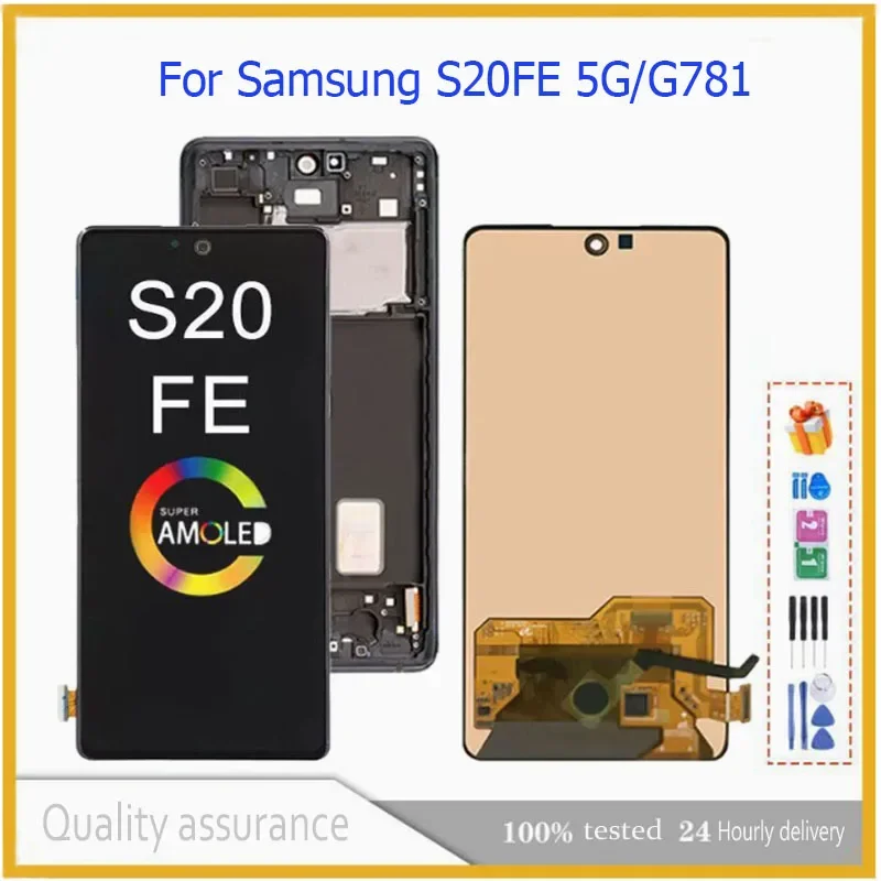 AMOLED For Samsung Galaxy S20 FE S20 5G Fan Edition LCD Display Touch Screens Digitizer Assembly SM-G780F SM-G781B Mobile Phone
AMOLED For Samsung Galaxy S20 FE S20 5G Fan Edition LCD Display Touch Screens Digitizer Assembly SM-G780F SM-G781B Mobile Phone