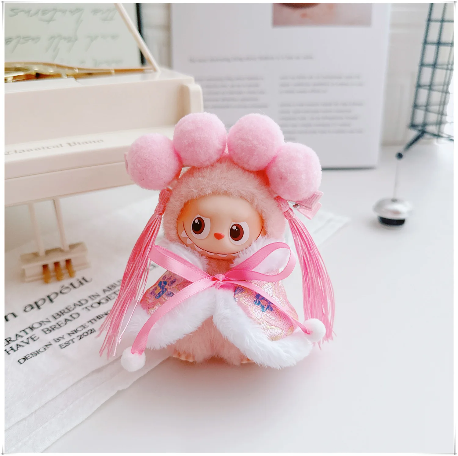 For 10cm 4th Gen Mini Labubu Heart Code Suspender Pants Christmas Cape & Skirt 10cm Mini Labubu 4.0 Doll Clothes 
For 10cm 4th Gen Mini Labubu Heart Code Suspender Pants Christmas Cape & Skirt 10cm Mini Labubu 4.0 Doll Clothes