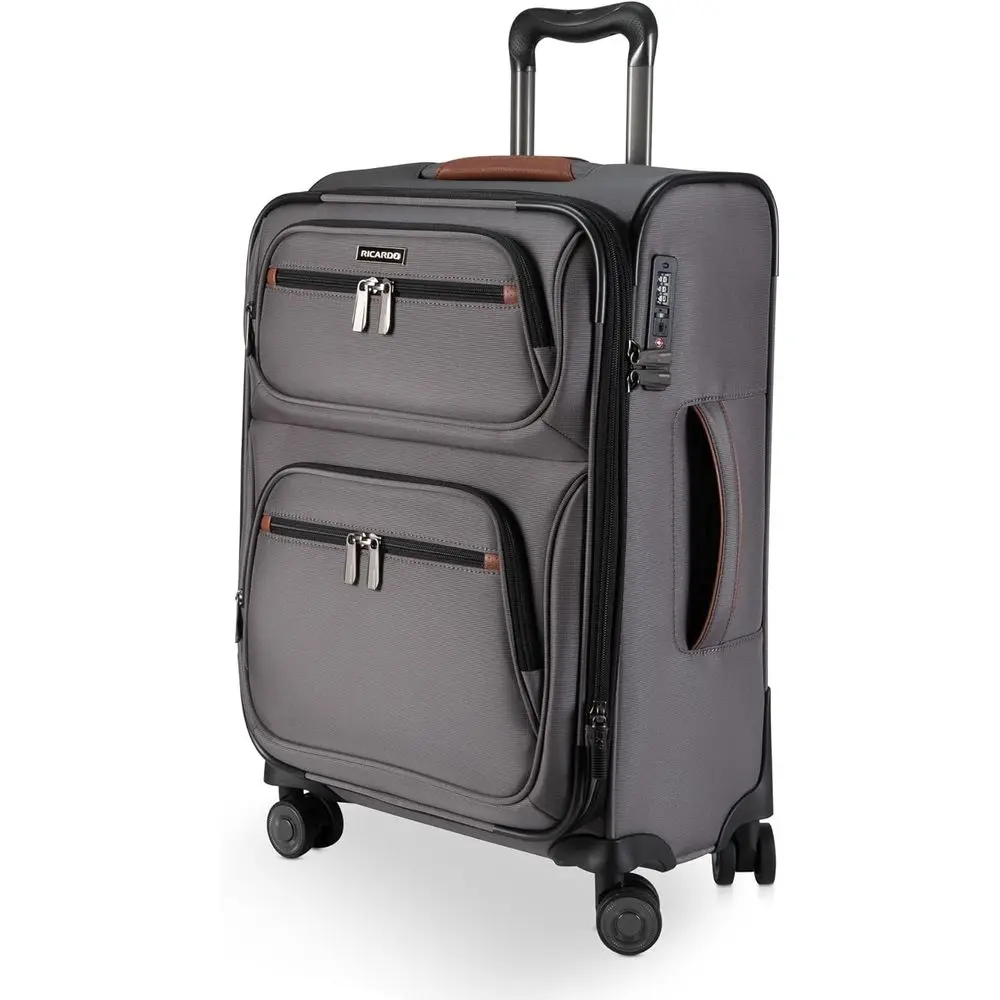 Expandable 21-inch Carry-On Suitcase with Wheels and TSA Lock in French Gray
Expandable 21-inch Carry-On Suitcase with Wheels and TSA Lock in French Gray