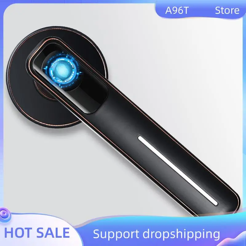 A96T Fingerprint Door Lock, Smart Door Handle Fingerprint Door Knob For Bedroom, Office, Hotels Door Locks With Handle
A96T Fingerprint Door Lock, Smart Door Handle Fingerprint Door Knob For Bedroom, Office, Hotels Door Locks With Handle