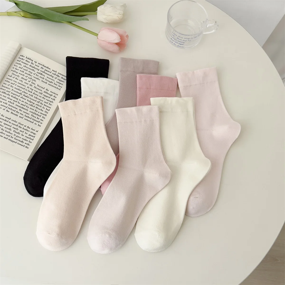 Pink Socks Women Korean Fashion Harajuku Streetwear Middle Tube Socks Japanese Kawaii Cute Girls Solid Color Cotton Long Socks
Pink Socks Women Korean Fashion Harajuku Streetwear Middle Tube Socks Japanese Kawaii Cute Girls Solid Color Cotton Long Socks