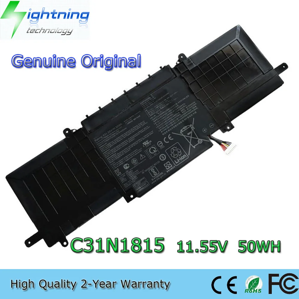 вленный оригинальный аккумулятор для ноутбука C31N1815 11,55 В 50 Втч для Asus ZenBook 13 UX333FA UX333FN RX333FN BX333FN 3ICP5/70/81
вленный оригинальный аккумулятор для ноутбука C31N1815 11,55 В 50 Втч для Asus ZenBook 13 UX333FA UX333FN RX333FN BX333FN 3ICP5/70/81