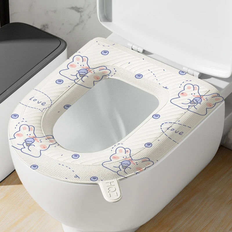 Cartoon EVA Toilet Seat Mat Household Dirt-resistant Waterproof Toilet Sticker Adhesive Seat Cover Bathroom Washroom Accessories 
Cartoon EVA Toilet Seat Mat Household Dirt-resistant Waterproof Toilet Sticker Adhesive Seat Cover Bathroom Washroom Accessories