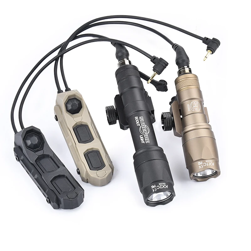 WADSN Tactical M300 M600 Flashlight AXON Dual Function Pressure Remote Control Switch 2.5+SF Dual Plug Airsoft Hunting Lamp Gear
WADSN Tactical M300 M600 Flashlight AXON Dual Function Pressure Remote Control Switch 2.5+SF Dual Plug Airsoft Hunting Lamp Gear