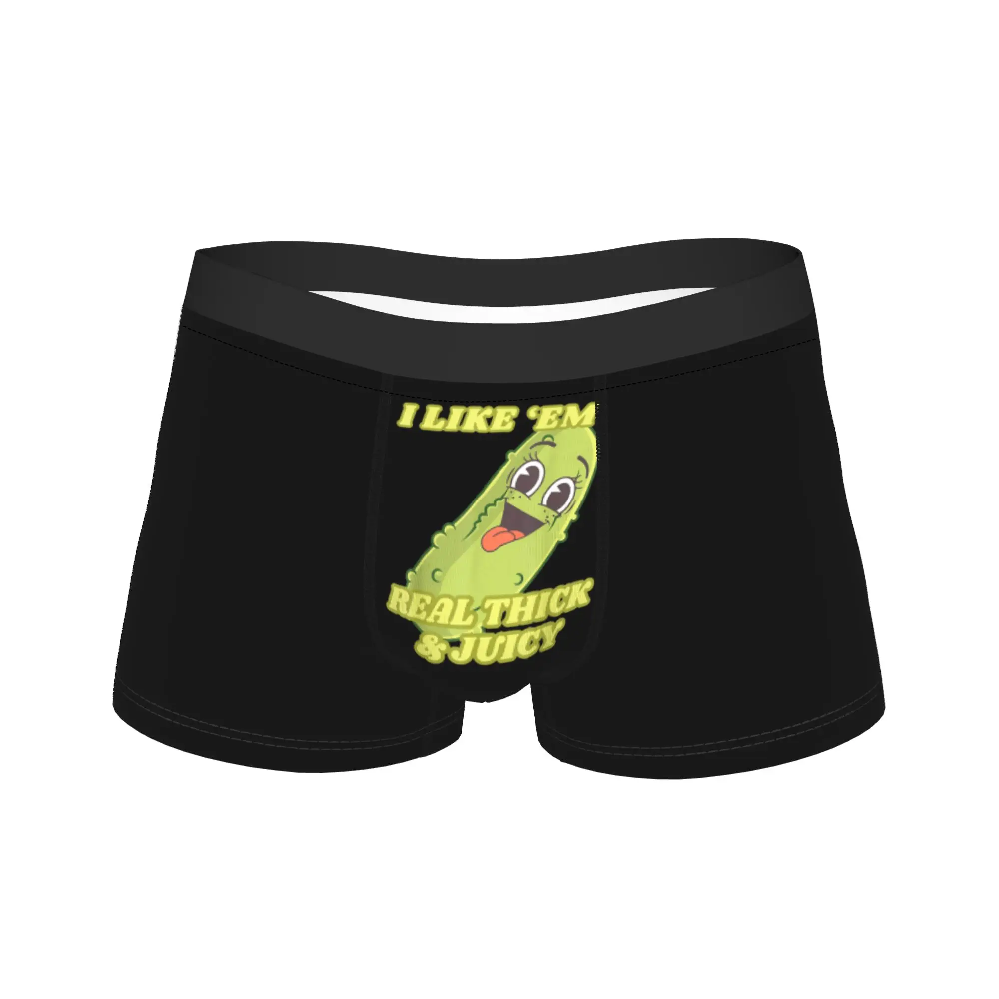 I Like Em Real Thick & Juicy Funny Pickle Underwear Funny Panties Customs Boxer Brief For Men 3D Pouch Plus Size Boxershorts
I Like Em Real Thick & Juicy Funny Pickle Underwear Funny Panties Customs Boxer Brief For Men 3D Pouch Plus Size Boxershorts