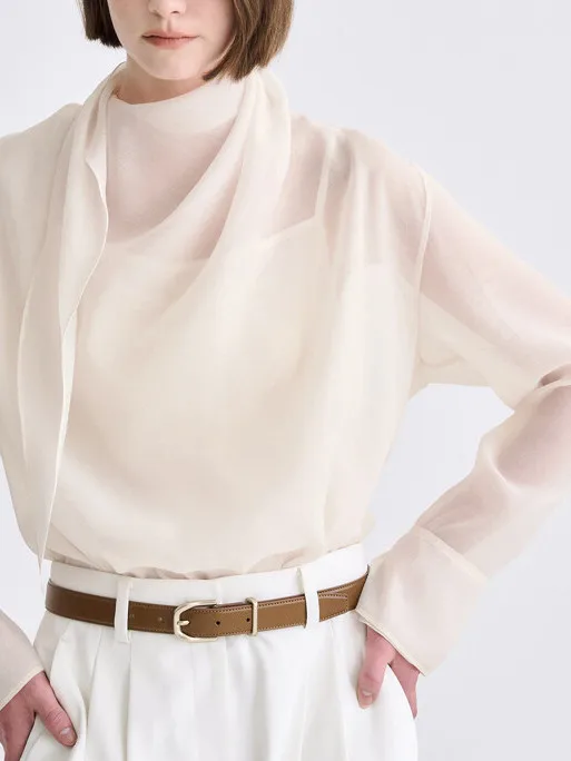 Женская свободная блузка с длинным рукавом для повседневной носки, драпированный дизайн, дышащая, комфортная, немнущаяся, модная
Женская свободная блузка с длинным рукавом для повседневной носки, драпированный дизайн, дышащая, комфортная, немнущаяся, модная