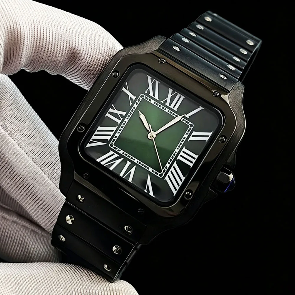 NH35 Watch black Watch Men's Stainless Steel Automatic Watch 38mm Watch Customized Logo Suitable for NH35 Movement Watch
NH35 Watch black Watch Men's Stainless Steel Automatic Watch 38mm Watch Customized Logo Suitable for NH35 Movement Watch