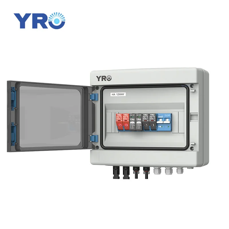 Солнечная фотоэлектрическая панель YRO Combiner Box для 2-струнной солнечной панели постоянного тока 550 В 600 В 2 в 1 выход с автоматическим выключателем постоянного тока
Солнечная фотоэлектрическая панель YRO Combiner Box для 2-струнной солнечной панели постоянного тока 550 В 600 В 2 в 1 выход с автоматическим выключателем постоянного тока