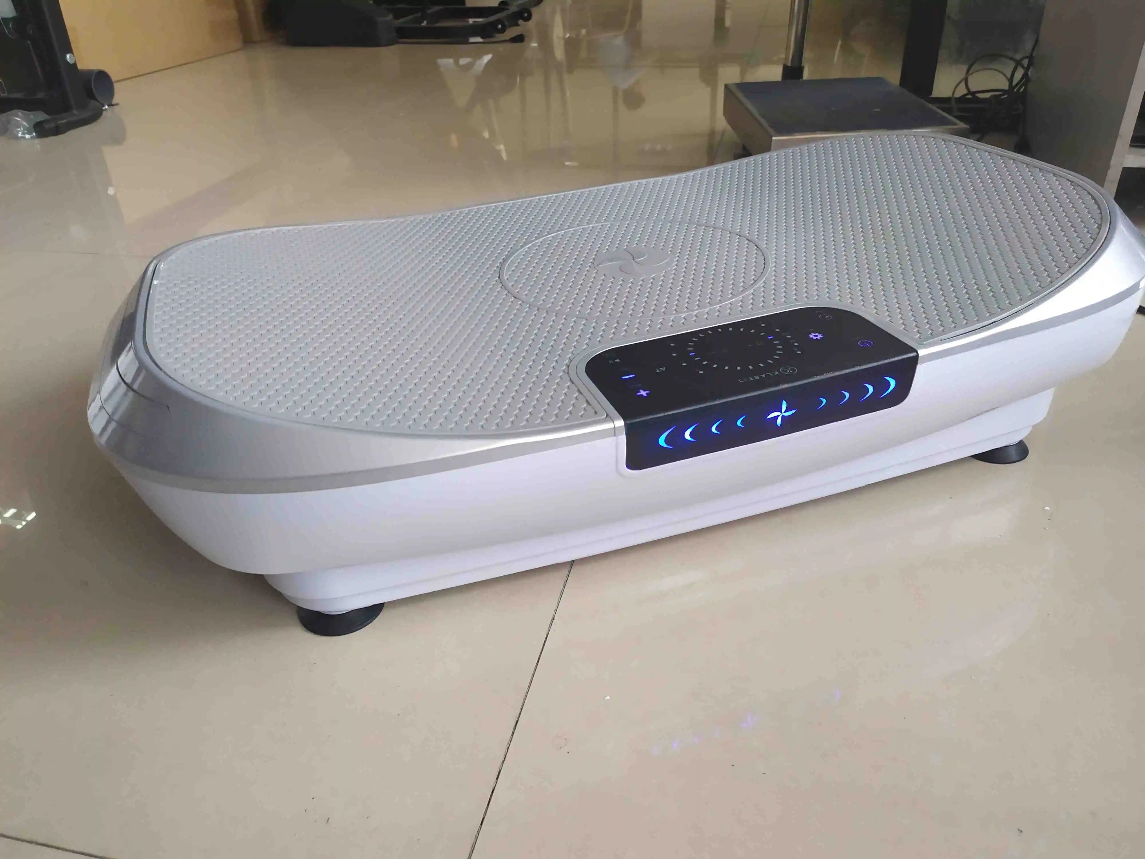 New 4D Motion Remote Controller Vibration Plate Exercise Machine and Hand Massage Machine Handle Fitness with Elastic Ropes