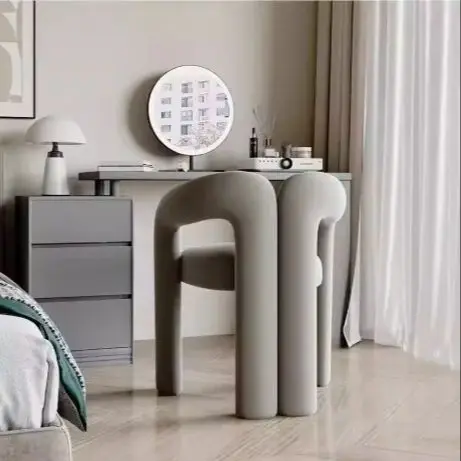 Cream-style Bedroom Vanity Chair and Dressing Stool Modern Simple Living Room Chair Eco-friendly Furniture Muebles Accent Chair
Cream-style Bedroom Vanity Chair and Dressing Stool Modern Simple Living Room Chair Eco-friendly Furniture Muebles Accent Chair