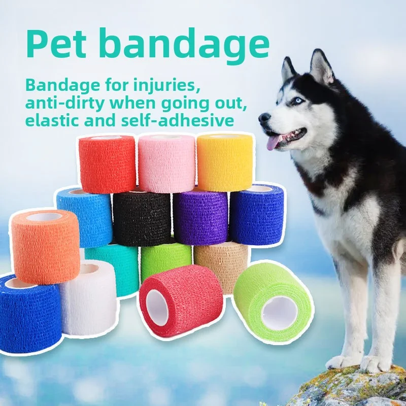 4PCS Pet Decorations Bandage Self Adhesive Colorful Elastic Bandag Anti-slip Athletic Nonwoven Elastic Wrist Ankle Bandages
4PCS Pet Decorations Bandage Self Adhesive Colorful Elastic Bandag Anti-slip Athletic Nonwoven Elastic Wrist Ankle Bandages