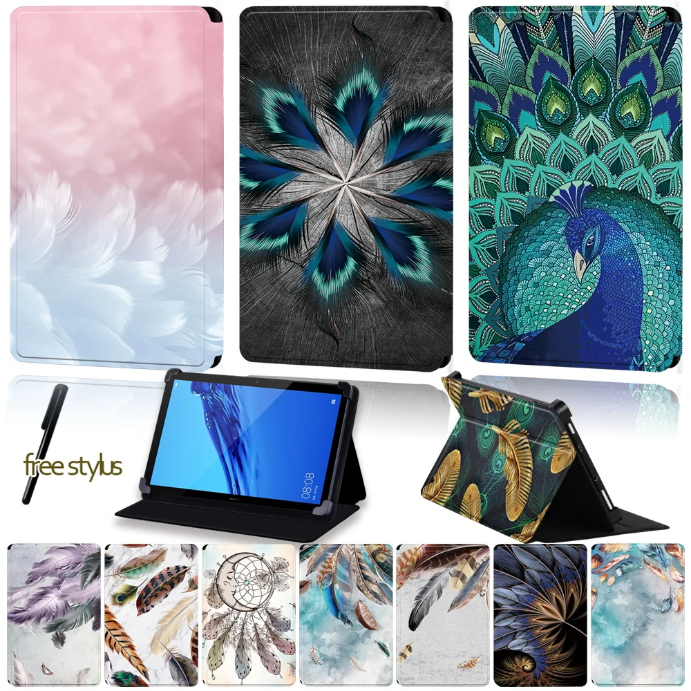 Tablet Case for Huawei MediaPad T1 7.0/T1 8.0/T1 10/T2 10 Pro/T3 7.0/T3 8.0/T3 10 9.6/T5 10 Universal Feather Print Stand Cover
Tablet Case for Huawei MediaPad T1 7.0/T1 8.0/T1 10/T2 10 Pro/T3 7.0/T3 8.0/T3 10 9.6/T5 10 Universal Feather Print Stand Cover