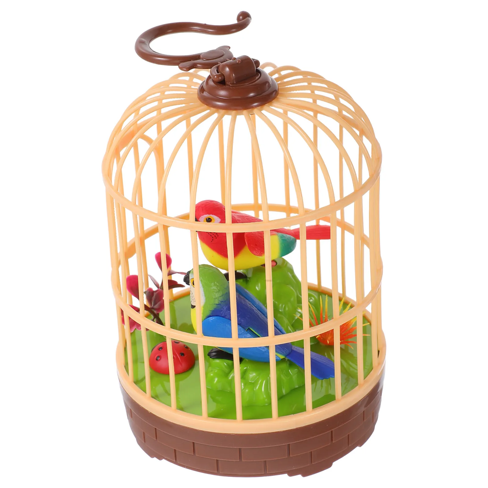 Voice Activated Induction Birdcage Chirping Fluttering Simulation Parrot Sounds Movements for Toddlers Children Interactive
Voice Activated Induction Birdcage Chirping Fluttering Simulation Parrot Sounds Movements for Toddlers Children Interactive