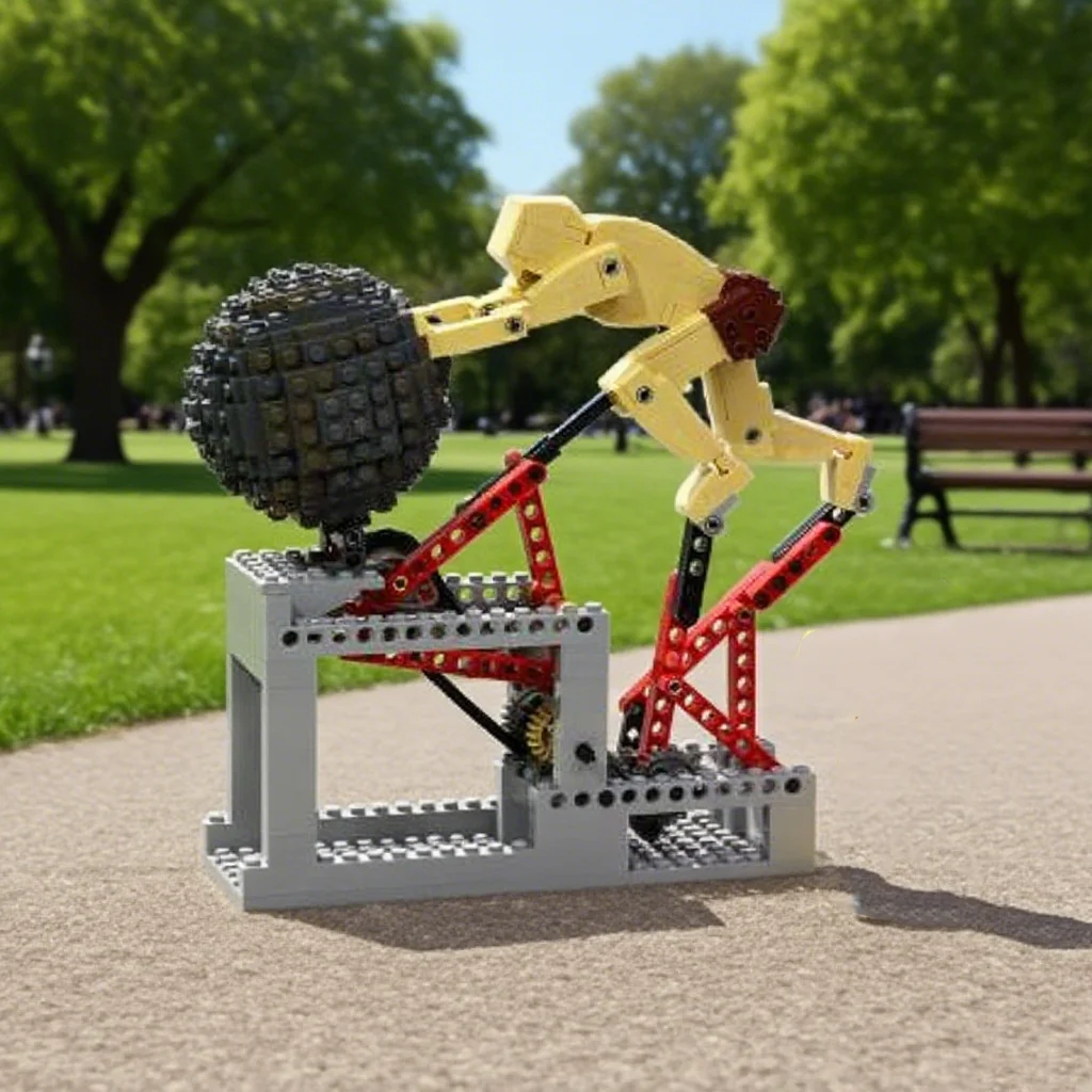 NEW 475PCS MOC Technology Sisyphus Kinetic Sculpture Core Model DIY Creative Building Blocks Display Birthday Gift Collectible
NEW 475PCS MOC Technology Sisyphus Kinetic Sculpture Core Model DIY Creative Building Blocks Display Birthday Gift Collectible