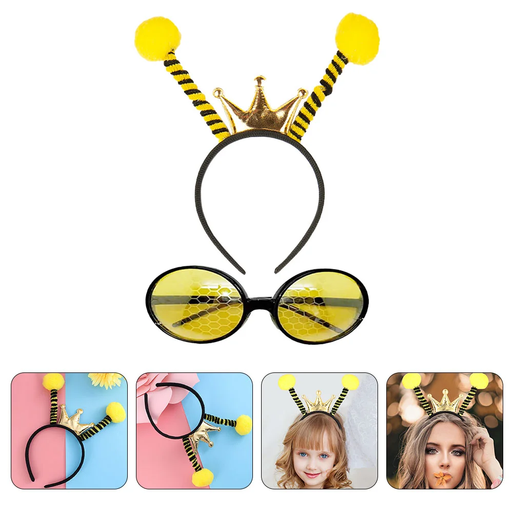 2 Pcs Bee Headband Glasses Bees Themed Sun Headbands for Girls Make up Decorative Headdress Design Cloth Child
2 Pcs Bee Headband Glasses Bees Themed Sun Headbands for Girls Make up Decorative Headdress Design Cloth Child