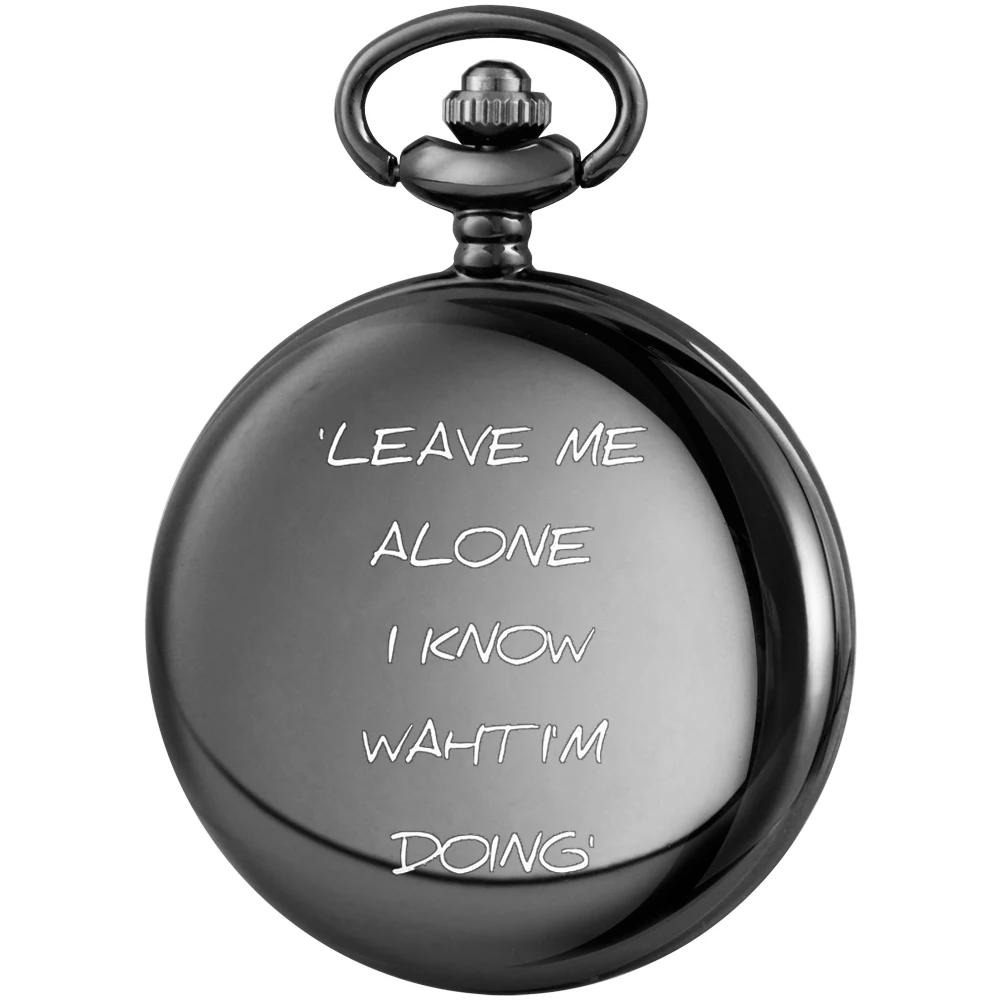 Carving english alphabet face pocket watch a belt chain Black quartz watch watch perfect gifts
Carving english alphabet face pocket watch a belt chain Black quartz watch watch perfect gifts