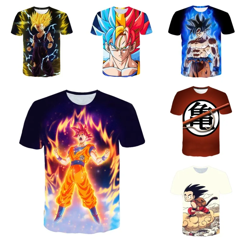 Hot Anime Dragon Ball Series Men T-shirt Cartoon Character Son Goku Creativity 3D Digital Printing Summer Leisure Short Sleeves
Hot Anime Dragon Ball Series Men T-shirt Cartoon Character Son Goku Creativity 3D Digital Printing Summer Leisure Short Sleeves