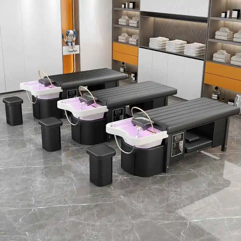 Cosmetic Chair Water Circulation Basin Headspa Massage Table Aesthetic Beauty Washing Leather Haarwasstoel Professional Shampoo
Cosmetic Chair Water Circulation Basin Headspa Massage Table Aesthetic Beauty Washing Leather Haarwasstoel Professional Shampoo