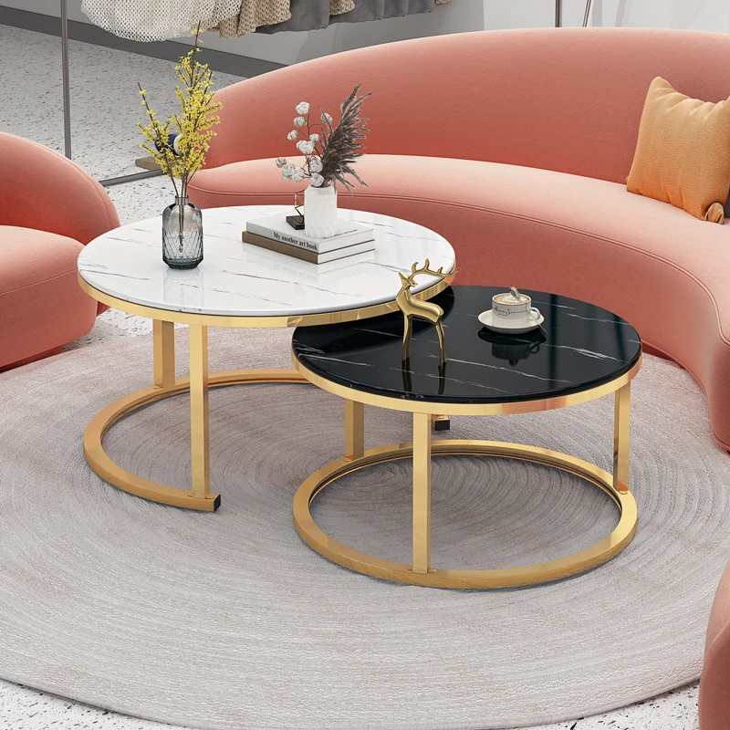 Luxury Modern Style Round Coffee Table Set Living Room Minimalist Table For Coffee Furniture Mesas De Salon Household Items
Luxury Modern Style Round Coffee Table Set Living Room Minimalist Table For Coffee Furniture Mesas De Salon Household Items