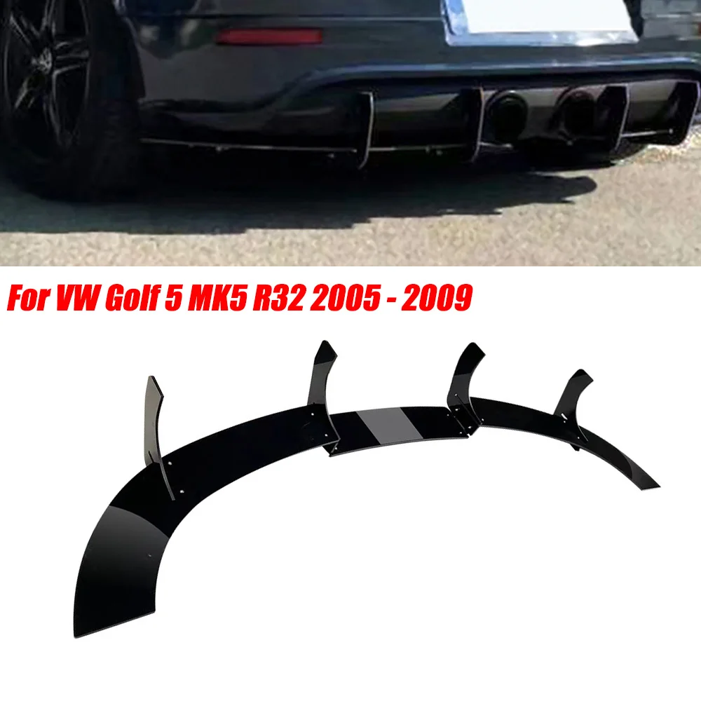 Gloss black Car Rear Bumper Diffuser Rear Side Spoiler Tail Splitters Lip ABS Plastic For VW Golf 5 MK5 R32 2005 - 2009
Gloss black Car Rear Bumper Diffuser Rear Side Spoiler Tail Splitters Lip ABS Plastic For VW Golf 5 MK5 R32 2005 - 2009