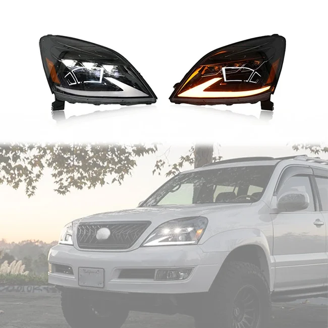 Suitable for LUMA Plug and Play LED Head Lamp Light DRL Assembly LED Headlight Fit for 2003-2009 Lexus GX470 Headlights
Suitable for LUMA Plug and Play LED Head Lamp Light DRL Assembly LED Headlight Fit for 2003-2009 Lexus GX470 Headlights