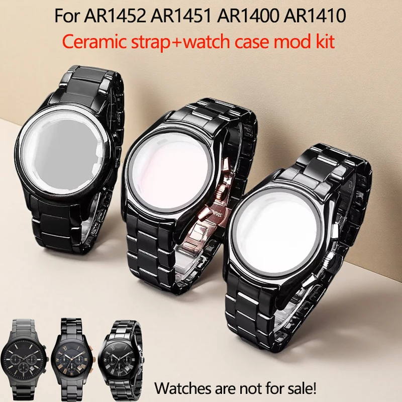 22mm/24mm Ceramic strap for Armani watch AR1452 AR1451 AR1400/1410 series black ceramic case watchband suit men‘s accessories
22mm/24mm Ceramic strap for Armani watch AR1452 AR1451 AR1400/1410 series black ceramic case watchband suit men‘s accessories