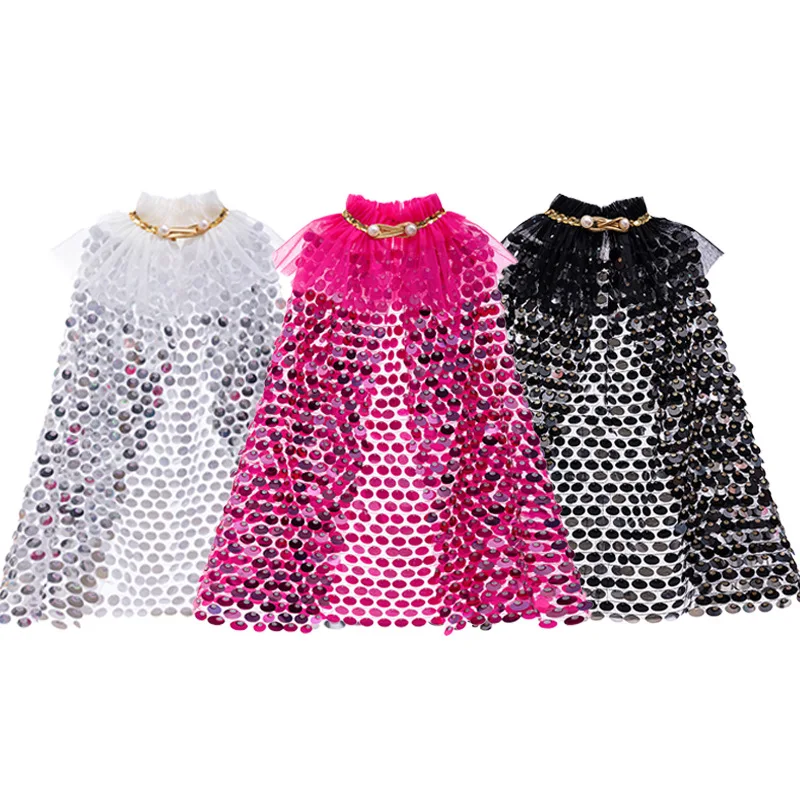 Girl Sequined Cloak Princess Role Playing Colorful Sequin Cape Costume Halloween Girl Cosplay Cloaks Size Leigth 73cm
Girl Sequined Cloak Princess Role Playing Colorful Sequin Cape Costume Halloween Girl Cosplay Cloaks Size Leigth 73cm