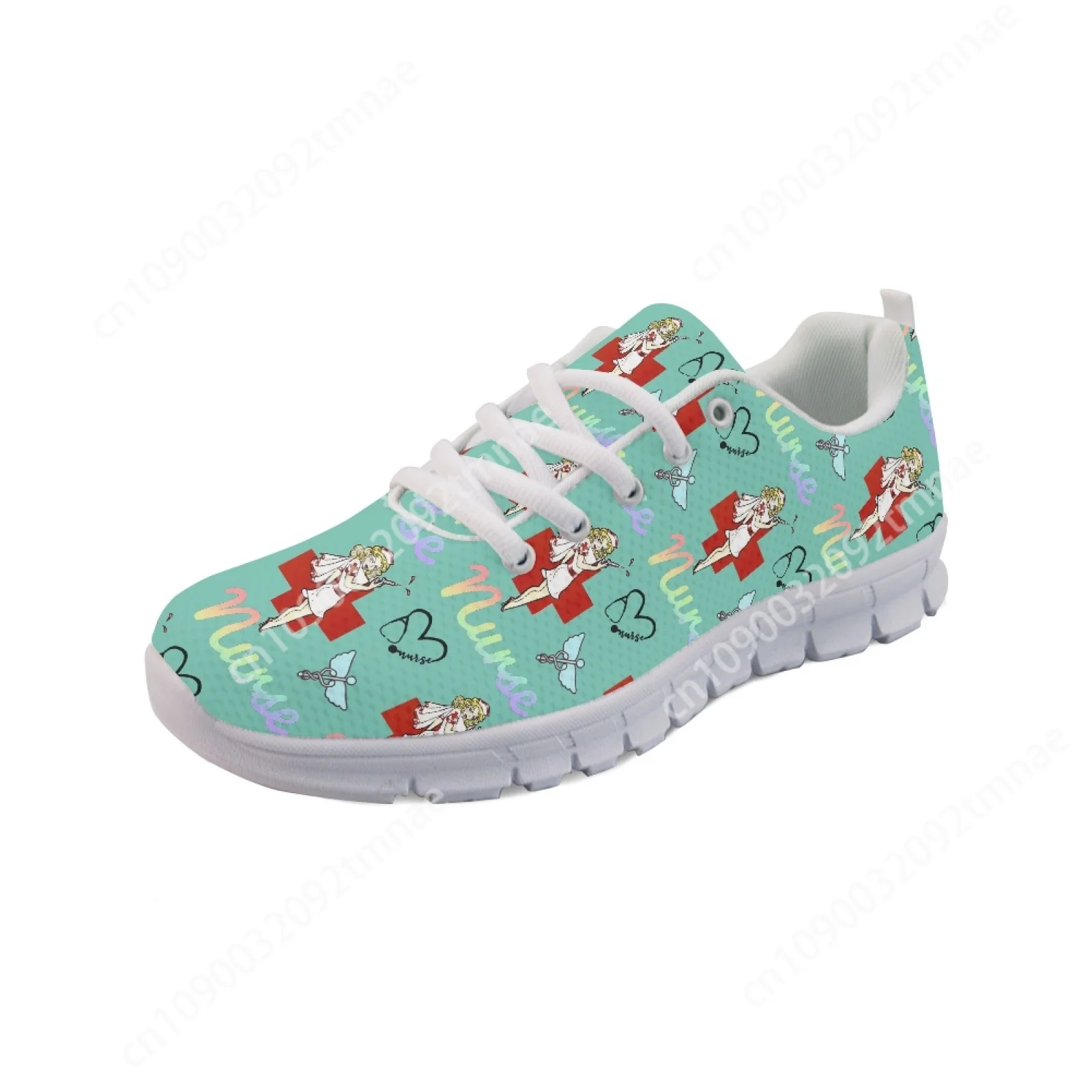Cartoon Nurse Medical Print Light Sneakers Women Casual Shoes Large Size Custom Summer Flats Lace up Jogging Running Sport Shoes
Cartoon Nurse Medical Print Light Sneakers Women Casual Shoes Large Size Custom Summer Flats Lace up Jogging Running Sport Shoes