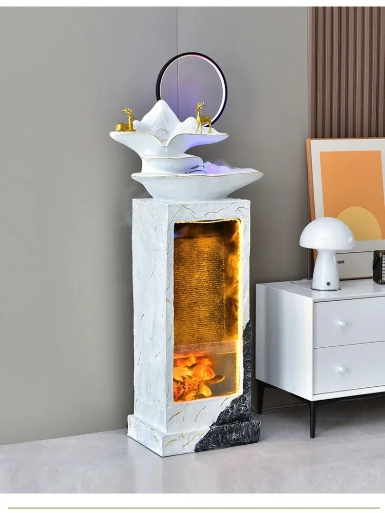 A Water Fountain Floor Ornaments Fish Tank Circulating Water High-End Decorations
A Water Fountain Floor Ornaments Fish Tank Circulating Water High-End Decorations