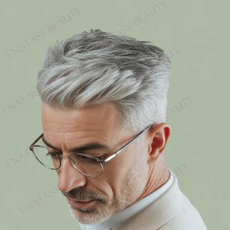 Натуральный, прочный, серый мужской парик-система из индийских человеческих волос, протез, 0.1 мм, инъекционная полиуретановая основа, легко надеваемый, черно-коричневый, для мужчин
Натуральный, прочный, серый мужской парик-система из индийских человеческих волос, протез, 0.1 мм, инъекционная полиуретановая основа, легко надеваемый, черно-коричневый, для мужчин