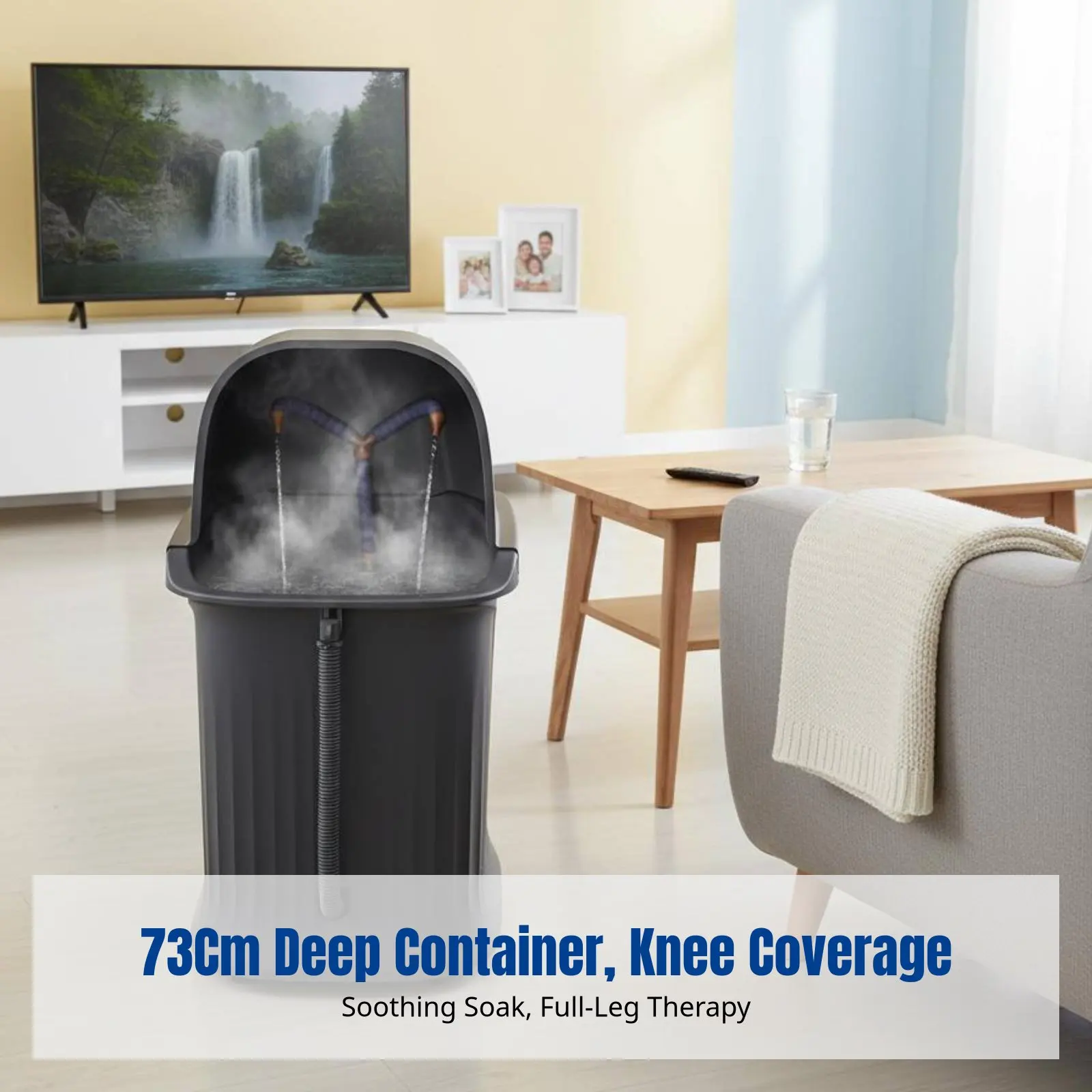 Ванночка для ног, глубокое замачивание, автоматический подогрев, массаж икр и коленей, домашний уход за собой
Ванночка для ног, глубокое замачивание, автоматический подогрев, массаж икр и коленей, домашний уход за собой